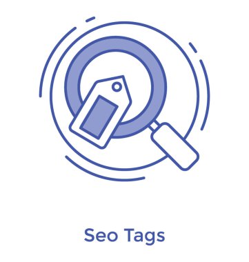 Hat tasarım SEO etiket simgesi