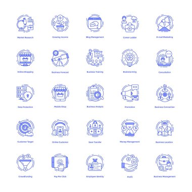 İş yönetimi simgeleri içini kaplamak çizmek için bir paket var. Düzenlenebilir ve kullanışlı ilgili alanlarda simgelerdir. Tutun ve kullanmak o.