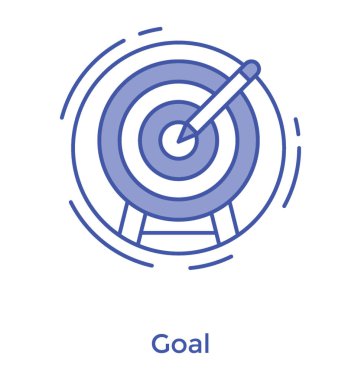 Hedef satır simgesi tasarım 