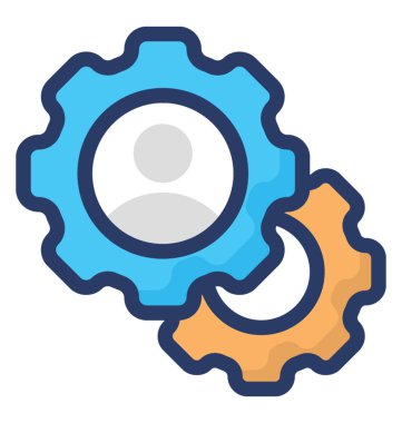 düz Yöneticisi simge vektör