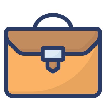 düz portföy simge vektör