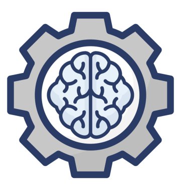 Beyin gelişimi, düz tasarım vektör 