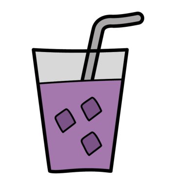 Doodle vector içinde Fizzy içecek simgesi