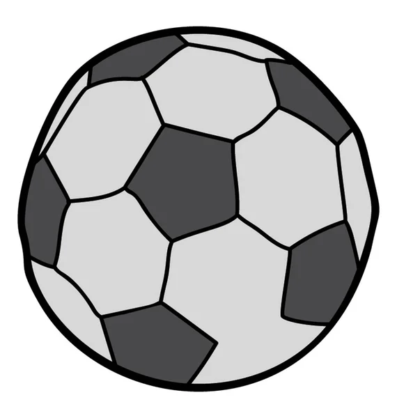 Doodle Design Der Fußball Ikone — Stockvektor