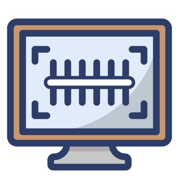 Paket izleme simgesinin düz vektör tasarımı.