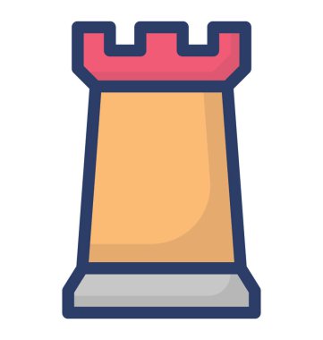 Düz vektör strateji simgesi