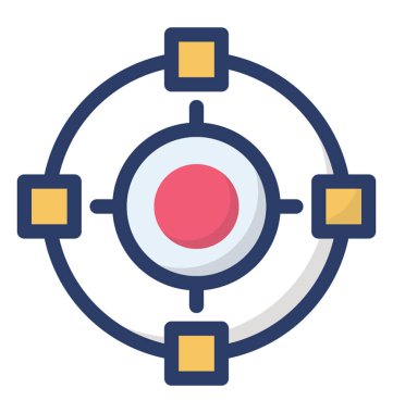 Artı işaretinin düz vektör simgesi 