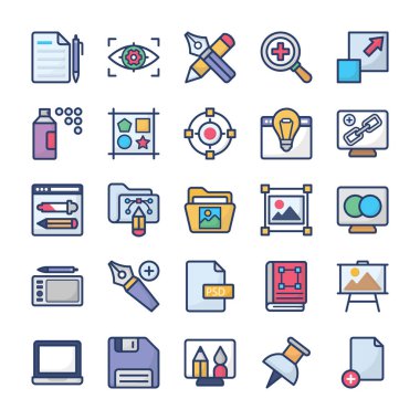 Grafik Tasarım Simgeleri Paketi 