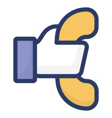 Bir alıcının düz vektör tasarımı 