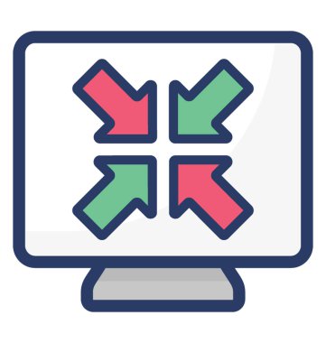 Tam ekran düz vektör tasarımı.