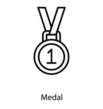 madalya satırı simgesi