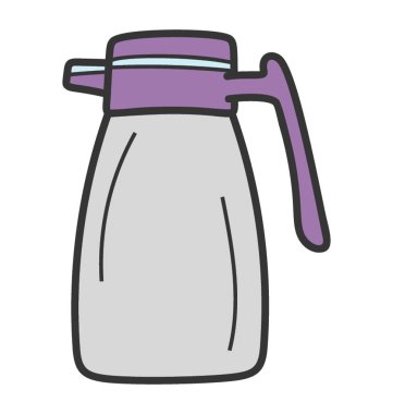 Doodle tasarımında Jug simgesi.