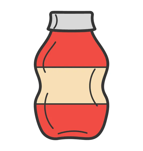 Diseño de Doodle del icono del jugo . — Vector de stock