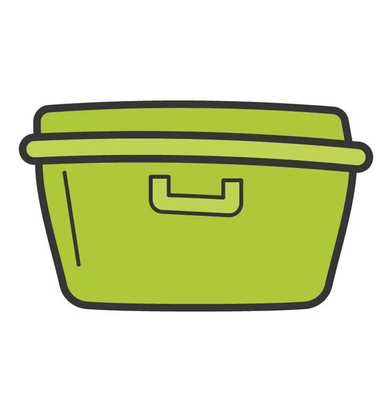 Doodle diseño del icono de la cesta . — Vector de stock