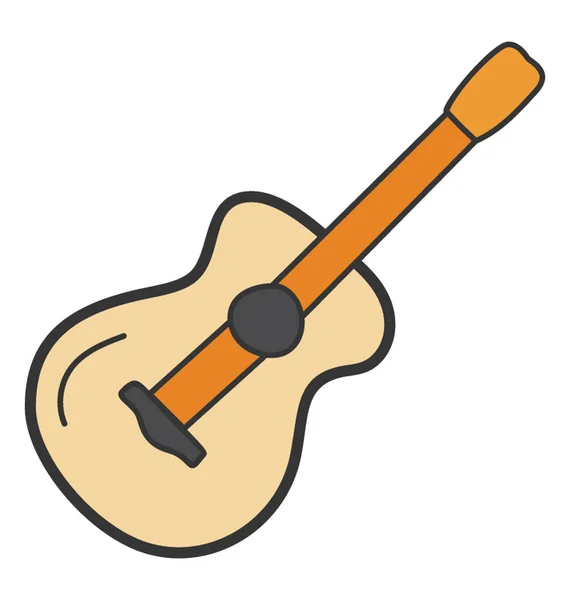 Doodle design de ícone de guitarra . — Vetor de Stock