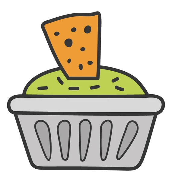 Vecteur de cupcake dessiné à la main — Image vectorielle