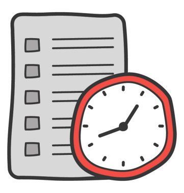 Proje son simgesi, düz tasarım.