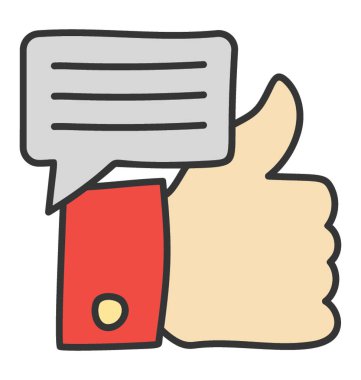 İşaret gibi, karalama simgesikadar başparmak