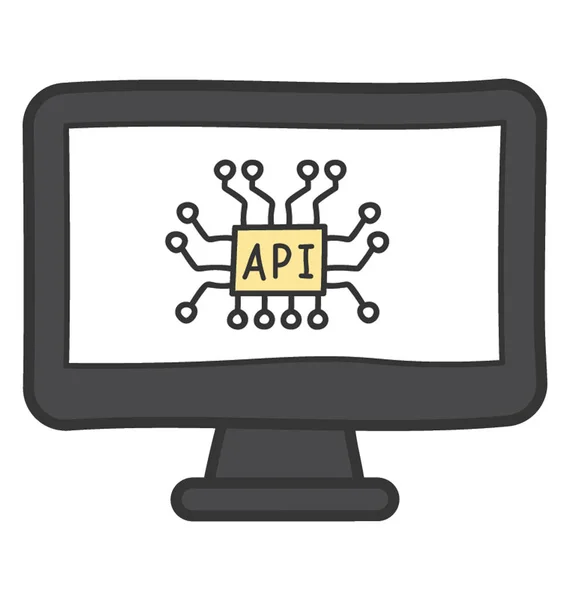 Doodle vector of api configuration icon Stock Vector by ©vectorspoint ...
