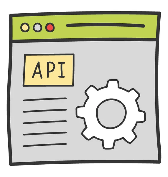 Doodle vector of api configuration icon Stock Vector by ©vectorspoint ...