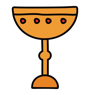 Geleneksel kavanoz, düz tasarım vektörü