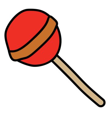 Lolipop, doodle tasarım vektörü