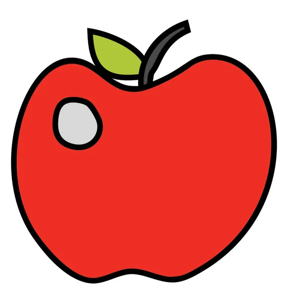 Apple, doodle design vektori — vektorikuva