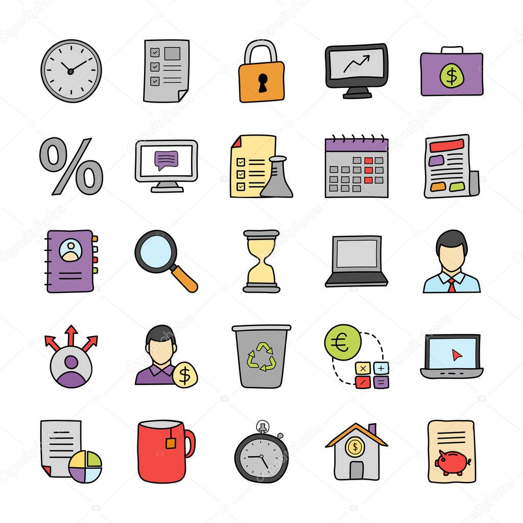 Finance And Banking Icons Set