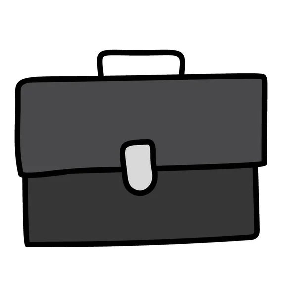 Diseño vectorial Doodle del icono de la cartera . — Vector de stock