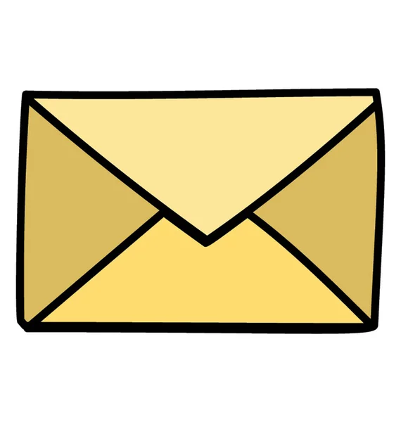 Doodle ontwerp van mail icon. — Stockvector