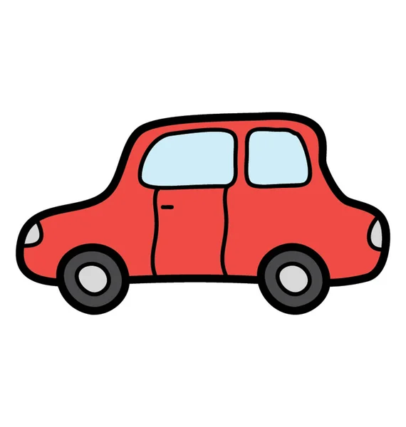 Diseño vectorial de Doodle del coche — Vector de stock