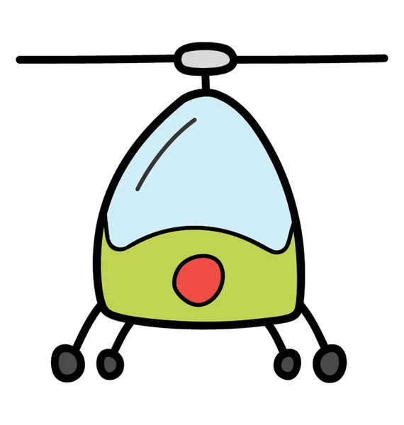 Helikopter vektor ikon firka design — Stock Vector