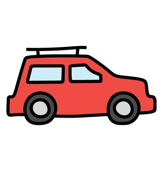 Diseño vectorial de Doodle del icono de taxi . — Vector de stock