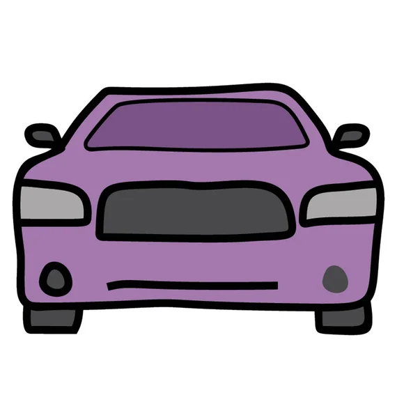 Doodle vetor de design de ícone de carro de luxo . — Vetor de Stock