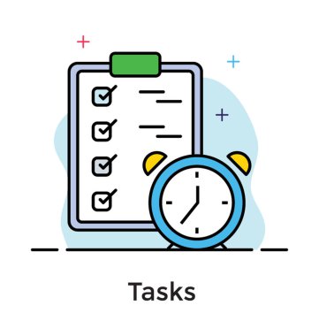 Düz tasarımda proje son simgesi.