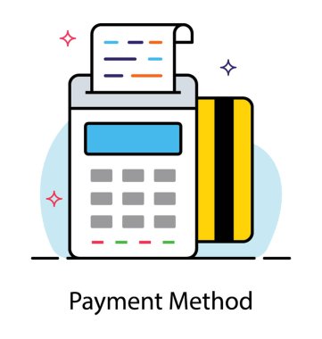 Düz pos simgesi tasarımı