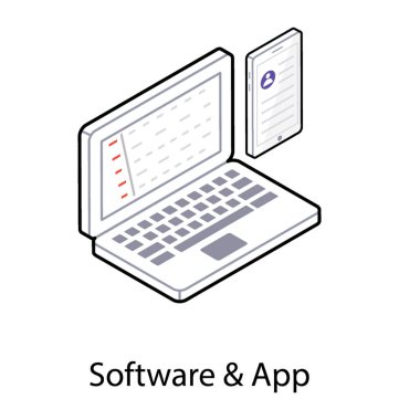 Web şablonu simgesinin isometrik vektör tasarımı.