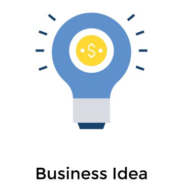 Düz tasarımda iş fikri