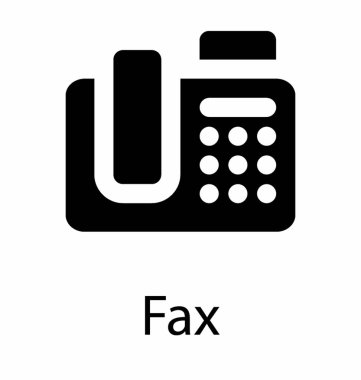 Glyph tasarımında faks simgesi