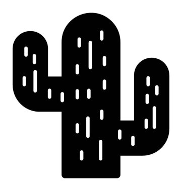 Karikatür kaktüs bitki