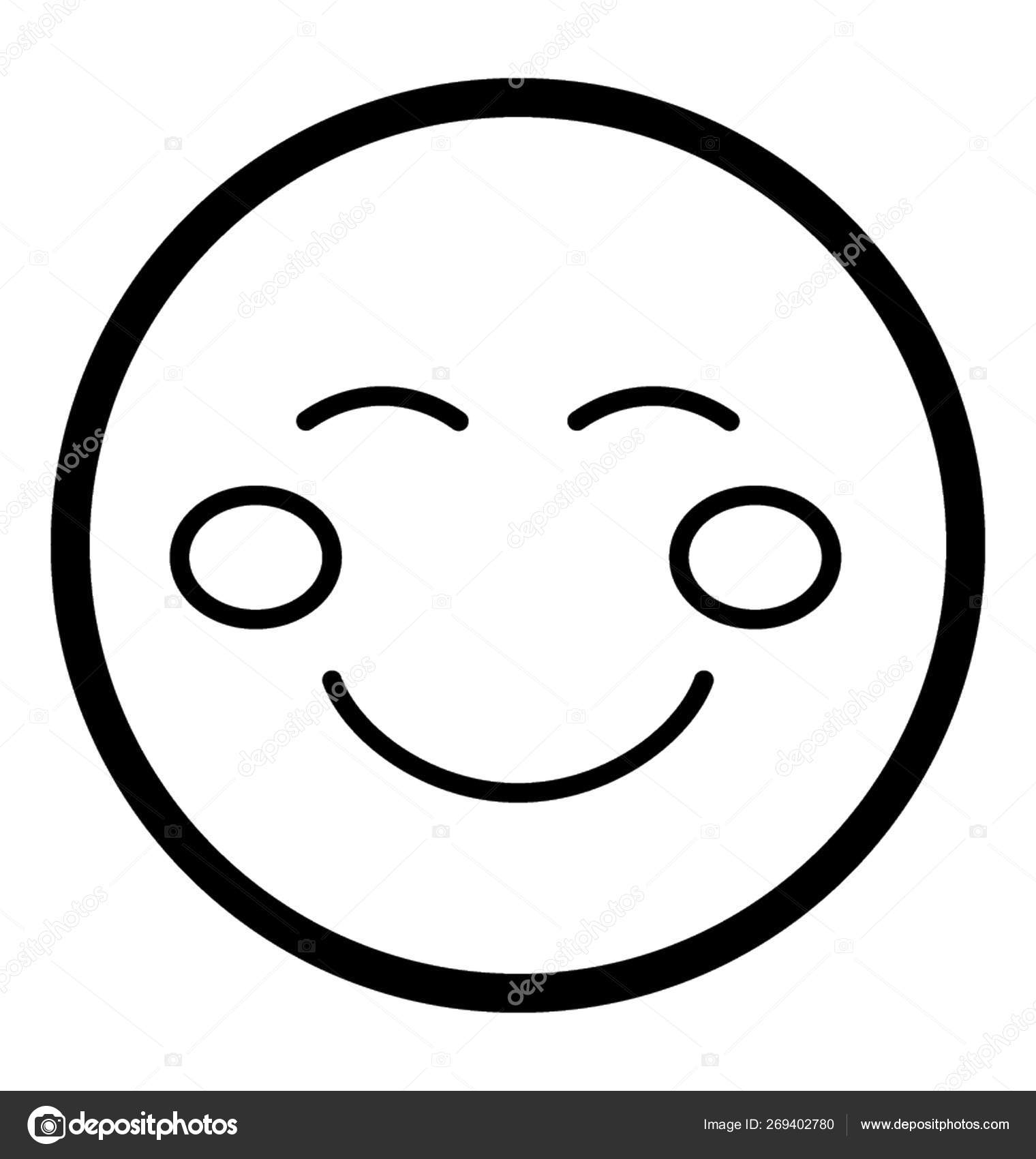 Flushed Face Emoji Stock Vector Image by ©vectorspoint 269402780