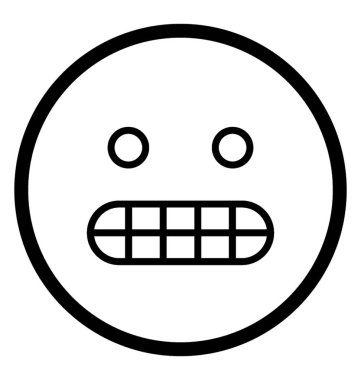 Yüz emoji sırıtış