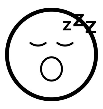 Yüz emoji Sleeping