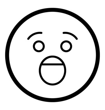 Şaşırtıcı yüz emojisi