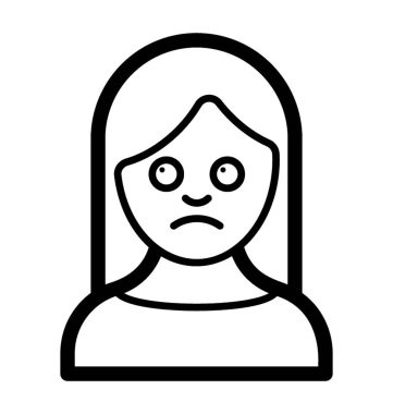 Kadın avatar vektör