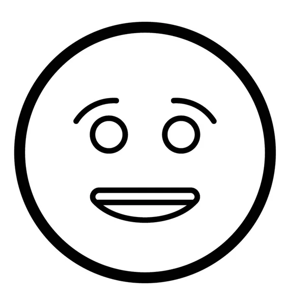 Emoji cara sonriente — Vector de stock