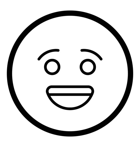 Emoji cara sonriente — Archivo Imágenes Vectoriales