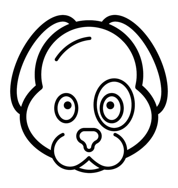 Visage d'ours Emoji — Image vectorielle