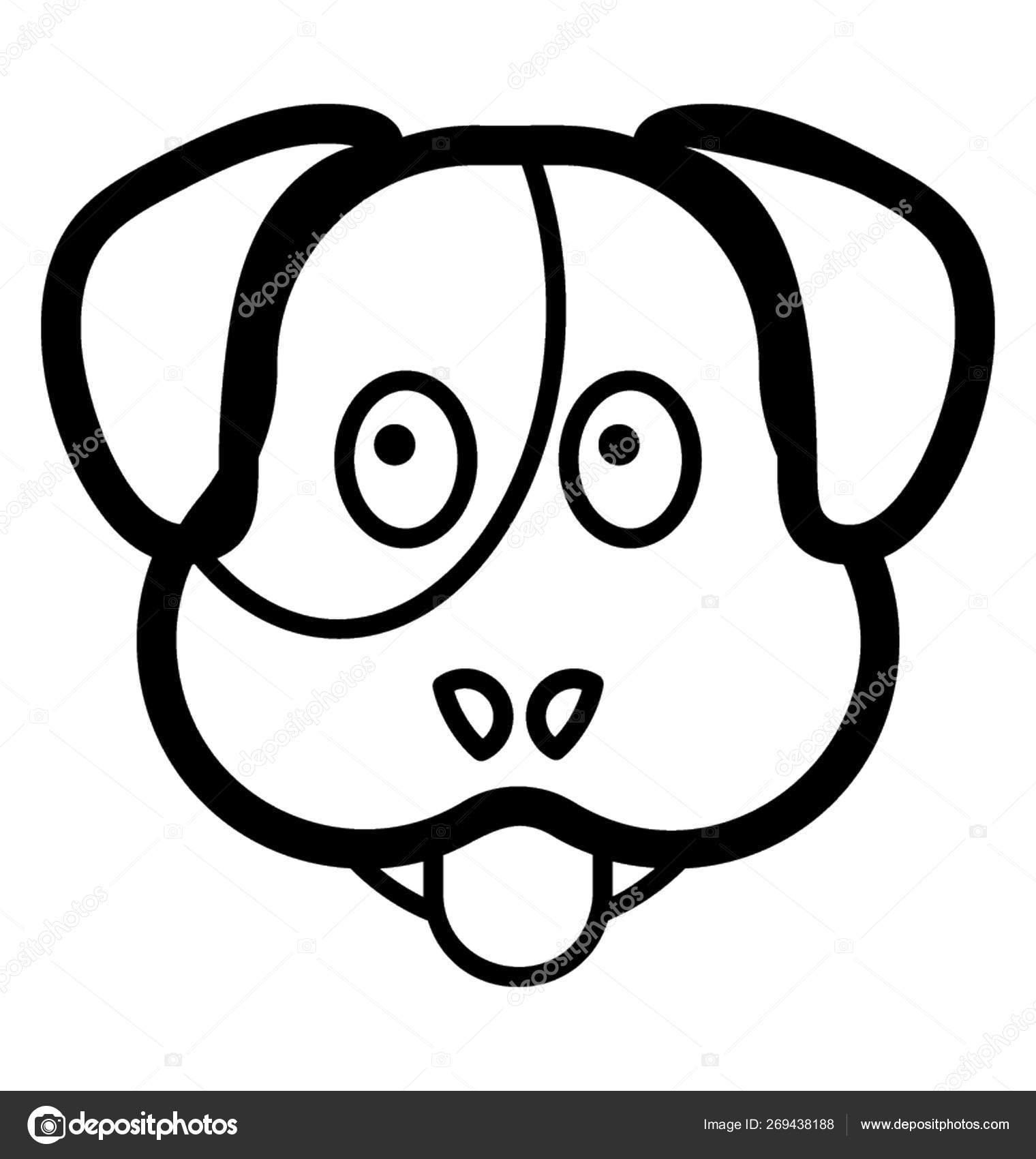 Dog Emoji Vector Stock Vector Image by ©vectorspoint 269438188