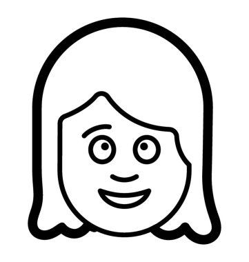 Kız Avatar vektör